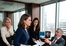 My aunt made me SERVE TABLES at her daughter’s engagement party. I did everything she asked without a single complaint. The next morning, her husband got a call: their $45 MILLION business had a NEW OWNER. When I walked into his office, he nearly collapsed…