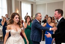 With Wedding Cake on My Face and the Man I Had Just Married Standing Beside Me After Hitting Me, I Realized How Far My Life Had Fallen. One Thought Cut Through the humiliation: “Either I Die in This Marriage or I Leave Forever.” Then I Looked at Our Stunned Guests and Made a Choice That Changed Everything.