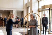 A Hotel Manager Pointed at Me Across the Marble Lobby and Said, “She’s Just the Servant”—Then the Regional Director Walked In, Called Me Mrs. Whitmore, and Her Smirk Vanished Before a Missing $1.8 Million Renovation Fund Turned the Lobby Silent