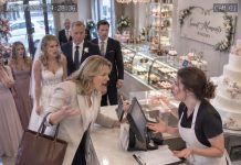 “Laura Mitchell,” I said, expecting the baker to bring out the cake my daughter had already paid for. Instead, her face changed completely. She asked me to step away from the other customers and whispered, “Were you supposed to attend the wedding today?” That was when I realized the cake wasn’t the only thing someone had tried to keep from me.