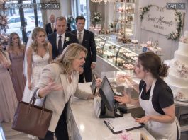 “Laura Mitchell,” I said, expecting the baker to bring out the cake my daughter had already paid for. Instead, her face changed completely. She asked me to step away from the other customers and whispered, “Were you supposed to attend the wedding today?” That was when I realized the cake wasn’t the only thing someone had tried to keep from me.