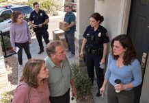 Without my permission, my sister changed my house locks and moved her boyfriend in. I returned home unable to open my own door while they celebrated inside. I called the police. When they took my sister to the station, my parents suddenly appeared…