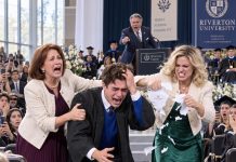 My sister ripped up my $120K job offer at graduation while Mom stopped me from reacting. “Now we’re both unemployed!” she laughed. Seconds later, the company CEO stepped onto the stage—and what he announced changed everything.