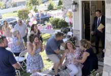 My parents made me cook and clean for my sister’s party—50 guests, all weekend. When I asked for help, Mom laughed, “You’re the only one without a real job.” I smiled, set down the dishes, and walked out. One hour later, my sister called crying, “Who did you call? Mom just saw him and—oh my God, she’s—”