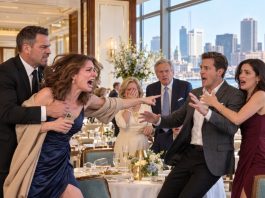 My husband texted that he couldn’t make our anniversary dinner. Then I saw him inside the restaurant with another woman and her family—and a stranger stopped me before I confronted him.