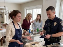 My stepmother forced me to cook and clean for FIVE HOURS—then CALLED THE COPS on me. “You’re such a leech,” my stepsister said. I didn’t argue. Two hours later, my dad watched a video… and went PALE.