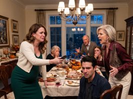 My mother-in-law called me a $340,000 thief in front of everyone at Thanksgiving. Eight months pregnant, I looked at my silent husband, smiled, and said four words. What happened after I pressed play stunned the room.