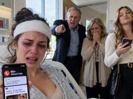 I COLLAPSED AT WORK. THE DOCTORS CALLED MY PARENTS—BUT THEY NEVER CAME. INSTEAD, MY SISTER POSTED, “FAMILY IS BETTER WITHOUT THE DRAMA.” I SAID NOTHING. DAYS LATER, STILL STITCHED FROM BRAIN SURGERY, I WOKE TO 60+ MISSED CALLS AND A MESSAGE FROM DAD: “CALL US. GRANDPA’S ASKING FOR YOU.” MY HANDS SHOOK AS I PICKED UP THE PHONE. THIS TIME, I FINALLY ANSWERED…