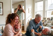 My Cop Father Warned Me Not to Let Anyone Touch My Baby at His First Birthday Party—By Nightfall, a Secret Wiretap and a Hidden $7 Million Fortune Exposed the Horrifying Reason My Scheming In-Laws Flew Across the Entire Country to Attend.