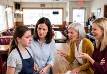My mom promised my 14-year-old a salary, made her work at their restaurant for weeks, then told her, “We’ll pay you NOTHING.” My sister laughed in her face: “You really thought you’d get money? How PATHETIC.” I didn’t shout. I did THIS—and the next morning, they called me in a panic…