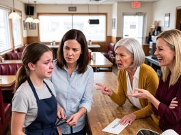 My mom promised my 14-year-old a salary, made her work at their restaurant for weeks, then told her, “We’ll pay you NOTHING.” My sister laughed in her face: “You really thought you’d get money? How PATHETIC.” I didn’t shout. I did THIS—and the next morning, they called me in a panic…