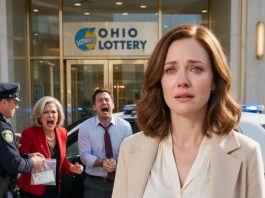 The day after my father died, my husband filed for divorce and announced he was taking the car and the house. While I packed, he secretly slipped a $500,000 winning lottery ticket from my purse into his pocket. I said nothing. The next morning, he tried to claim it. Twenty minutes later, he called me from a police car.