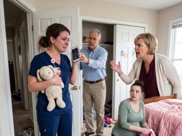 After a double shift at the hospital, I came home to find my 7-year-old daughter “MISSING.” “We voted. You don’t get a say,” my mom told me as my sister stripped my daughter’s room like she was taking over. I stayed calm and said THIS—and my parents and sister went pale…