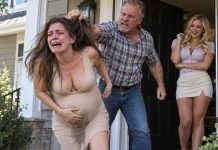 Eight months pregnant and grieving my husband, I was dragged out of my own house by my hair—by my own father. My water broke while my twenty-four-year-old stepmother laughed right in my face. I didn’t scream. I made one phone call. Minutes later, they realized that throwing me out had cost them everything they thought they were about to take.