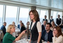 My son’s in-laws excluded me from their luxury family cruise. But when they boarded, they found me serving in the dining room. My son pretended I was a stranger—until their bags appeared at the next port.