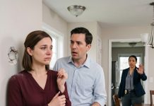 My husband’s fist slammed into the wall beside my head. Then he grabbed my bruised chin and whispered, “No one will believe you over me.” For five years, I had believed him. That night, I met his eyes. “You’re right. They don’t have to believe me.” I pressed the tiny button sewn inside my sleeve—and from the next room, the detective listening live said, “We heard enough.”