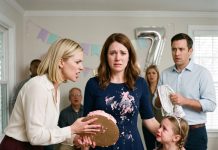 At my daughter’s 7th birthday party, my sister-in-law dragged her finger through the cake, then CRASHED it onto me. My daughter’s birthday wish silenced the entire room: “I want Aunt Olivia to tell us why she hates my mom.”