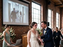 My Groom Saw Only Flawless Makeup as I Walked Down the Aisle, Then Whispered a Warning About Obedience. I Answered With One Sentence, My Sister Started a Hidden Video, and the Entire Wedding Discovered What He Had Planned for Me
