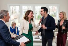 I signed the divorce while my husband’s mistress waited to toast and his mother stood beside my packed bags. Then, just as I was leaving, my late father’s lawyer appeared carrying a sealed box—and my husband’s face changed instantly.