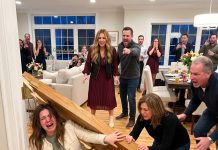 My sister claimed it was an accident when the oak door crushed my recently operated leg. She even laughed while I screamed in pain, although she knew exactly what surgery I had been through. Everyone in the house heard her laughter. But her fiancé had heard something moments earlier—and when he turned to look at her, his expression suddenly changed…