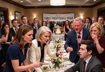 My parents called me SELFISH to everyone because I refused to give my brother money to start his business. When he became successful, they DEMANDED I attend his celebration. I showed up with the investor who ACTUALLY funded his company—and ONE QUESTION destroyed the story they’d been telling everyone…