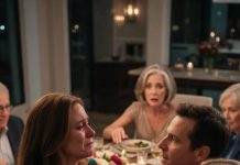 At My Parents’ Anniversary Dinner, My Mother Joked In Front Of Everyone That My Sister Had A Crush On My Husband. When The Table Laughed, I Finally Confronted Them, Until My Husband Said One Calm Sentence That Drained The Color From My Mother’s Face.