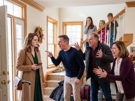 After an eight-hour flight home for Thanksgiving, I learned my family never invited me to celebrate. They expected me to babysit while they traveled. Everyone was laughing—until I revealed something that instantly changed the room.