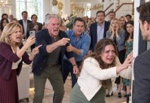 At my dad’s birthday party, he punched my 7-month pregnant belly in front of 20 relatives and demanded I “get rid of” my unborn baby. Mom filmed it, sneering that I must be hiding some loser father. Crying, I held my stomach and rushed to the front door. I didn’t defend myself. I only smiled when I opened it… because the man outside changed everything.
