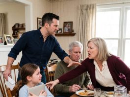 My mother-in-law demanded that my 9-year-old daughter GIVE AWAY her $1,600 MacBook to her cousin. If she refused, she could no longer call her “Grandma.” Then my husband stood up and said THIS—and his parents’ faces went pale…