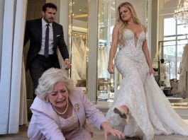 At her VIP wedding dress fitting, I watched my fiancée kick my mother’s cane away. “Pick up my train, you clumsy old bat,” she hissed as my mother stumbled to the floor. Then I stepped out of the shadows—and her voice turned sweet. “I was just helping her balance, babe.” She thought I was a soft, privileged tech CEO. She forgot I’d spent my youth fighting in underground rings to pay for my mother’s medical bills. Now I was about to turn her fairytale wedding into a living nightmare.