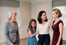 At a family celebration, my sister mocked my 12-year-old daughter, introducing her as a “STINKY NIECE” with cheap clothes and NO FUTURE. My parents laughed along as if it were perfectly normal. Then Grandma stood up, smiled, and announced who my daughter was… Their faces drained of color.