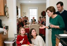 At Christmas, my in-laws set a huge table for 24 guests—but made my 7-year-old eat ALONE in the kitchen. They tossed her a cheap plastic fork. “We can’t squeeze everyone in.” When I found out, I didn’t shout. I did THIS. Six hours later, they regretted everything…