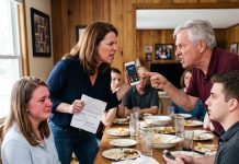 My mother-in-law SLAPPED ME across the face in front of 27 people at my engagement party and called me a “gold-digger.” Then my fiancé stood up and made an announcement that left the whole room FROZEN…