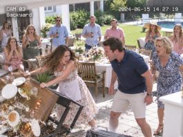 My husband’s family spent the entire barbecue ordering me around while he sat back and enjoyed it. Then he crossed a line in front of everyone. I stopped serving, overturned the table, and walked away from the grill without another word. What they didn’t know was that the backyard cameras had captured every second.