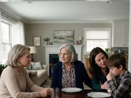 Marty Was Only Twelve, but the Terrified Tremor in His Voice Stopped My Fork Midair. After Forcing Me to Swap Dinner Plates With My Daughter-in-Law’s Mother, Her Sudden Paralysis Exposed a Lethal Trap That My Brave Grandson Had Tried to Stop.