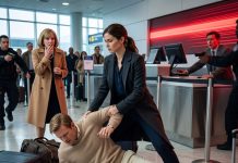 My Husband Tossed Me an Economy Ticket to Hawaii, Sneering That First Class Was for Real Family. I Said Nothing and Scanned My ID. Seconds Later, the Monitor Flashed Dangerous Red, and the Terrified Airline Agent Dropped Everything and Hit the Alarm.