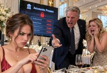 “ARRIVE EARLY, SPECIAL SURPRISE,” DAD WROTE. THE SURPRISE AT CHECK-IN? A BADGE READING “SECONDARY GUEST”—FOLLOWED BY MY SISTER’S MUTTERED WORDS: “NO MEAL FOR YOU.” I TYPED, “FREEZE ACCOUNTS.” THIRTY MINUTES LATER, THEIR CELEBRATION WAS UNRAVELING.