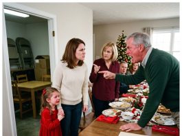 “You’re BOTH GROUNDED!” my dad barked at me and my 7-year-old at Christmas, ordering us to eat alone in an empty room. “You need to learn your place,” my mom added. “Thanks, we’ve already eaten,” I replied. Two hours later, ONE phone call from me sent my parents into a panic…