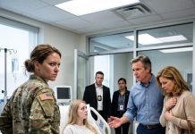Our mother helped hide everything my stepfather did to my seventeen-year-old sister, Chloe, because he believed nobody could stop him. One night, his cruelty left her unconscious, and he carried her into the emergency room expecting to control the story. He never suspected the older sister he mocked as “just a soldier” was about to reveal something far darker than anyone could imagine.