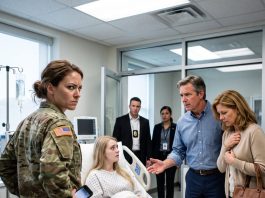 Our mother helped hide everything my stepfather did to my seventeen-year-old sister, Chloe, because he believed nobody could stop him. One night, his cruelty left her unconscious, and he carried her into the emergency room expecting to control the story. He never suspected the older sister he mocked as “just a soldier” was about to reveal something far darker than anyone could imagine.