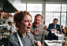 “Stay In The Kitchen And Let Your Sister Handle It!” Dad Ordered At The Grand Opening. I Walked Out Immediately. Ten Minutes Later, The Lead Investor Stood Up, Announced The Chef Just Quit, And Deliberately Tore Up The Five Million Dollar Check Right In Front Of Him!