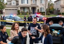 I NEVER IMAGINED MY OWN MOTHER WOULD CALL THE POLICE TO TAKE MY $82,000 BMW AND HAND IT TO MY YOUNGER BROTHER. WORSE, SHE HAD FORGED DOCUMENTS TO MAKE IT LOOK AS THOUGH I HAD GIVEN HIM THE CAR WILLINGLY. WHEN THE OFFICERS ARRIVED, THE TRUTH WAS SIMPLE: THE BMW WAS LEGALLY REGISTERED IN MY NAME. THEN ONE OFFICER CHECKED MY IDENTITY AND UNCOVERED THE SECRET BEHIND MY FAMILY’S SUDDEN DESPERATION. THE WOMAN WHO HAD LOOKED SO CERTAIN OF HERSELF LOST HER SMUG SMILE, WHILE MY BROTHER BEGGED ME NOT TO EXPOSE WHAT THEY HAD DONE WITH THE MONEY THEY HAD SECRETLY TAKEN FROM ME. THAT WAS THE MOMENT I REALIZED MY FAMILY WAS AFRAID OF MORE THAN LOSING THE CAR.