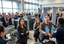 During our 10th anniversary vacation, my husband secretly brought his mistress along and put her in the room right next to mine. On the way home, he slipped a locked box into my luggage. I quietly moved it into hers. At airport security, my husband turned pale.
