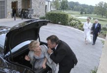 I thought our family driver had lost his mind when he pushed me into the trunk just hours before my son’s wedding. “Don’t make a sound, ma’am,” he begged. “If they know you’re here, everything is ruined.” Then I saw who walked toward the car—and suddenly understood why he had hidden me.