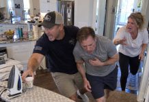 I never questioned why my wife insisted on ironing my dirty shirts for eight straight weeks. Then my best friend, a Navy doctor, picked up a small cup from the ironing board. Seconds later, he was dragging me toward the door, screaming for someone to call 911.