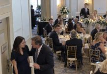 “Whatever you do tonight, don’t tell them you’re your brother’s sister,” Dad whispered before the engagement dinner. I obeyed and sat quietly at a forgotten table, until the bride’s four-star-general grandfather walked in, recognized me instantly, and said something that made my entire family turn pale.