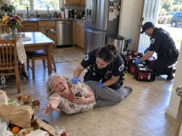 My daughter hung up while I lay on the kitchen floor with a broken hip. Her husband called me a liar, and neither came to help. Six days later, they stormed into my hospital room demanding $165,000. But when my attorney revealed what I’d discovered, my daughter’s face turned white—and her husband suddenly wanted to leave.