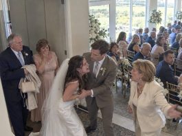 I watched my parents stand helplessly at my own wedding while my husband’s wealthy family occupied every seat. His mother insulted them, and my husband defended her. Minutes later, my unexpected announcement turned their celebration into a nightmare. Version 4: My wedding turned into a nightmare when my husband humiliated m