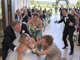 I thought my daughter’s wedding would be the happiest day of our lives! But my cardiologist wife noticed something terrifying hidden in her bouquet. Seconds later, the entire ceremony erupted into chaos…