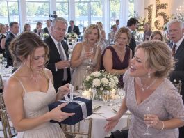 My stepfather threw me out at eighteen because he refused to support my education. Fifteen years into his marriage to my mother, he humiliated me again at their anniversary celebration. But this time, I carried a small navy box containing something neither of them expected.